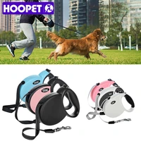 hoopet automatic retractable dog leash for cat easy gripping 3 m5 m pulling dog lead leash for small medium pet dogs