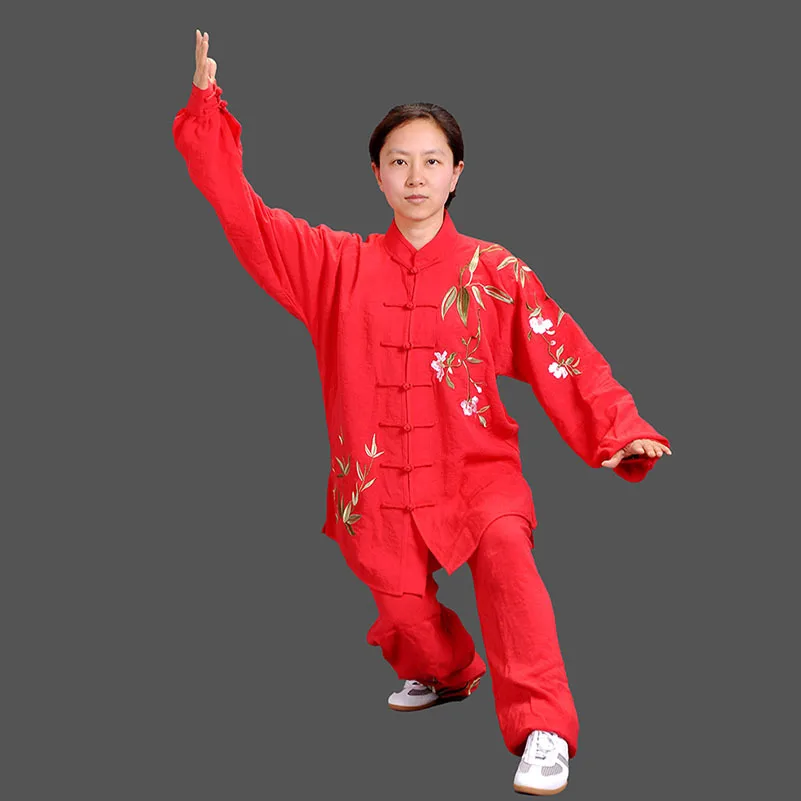 Одежда Yiwutang Tai chi китайская форменная форма для кунг фу льняные костюмы ушу