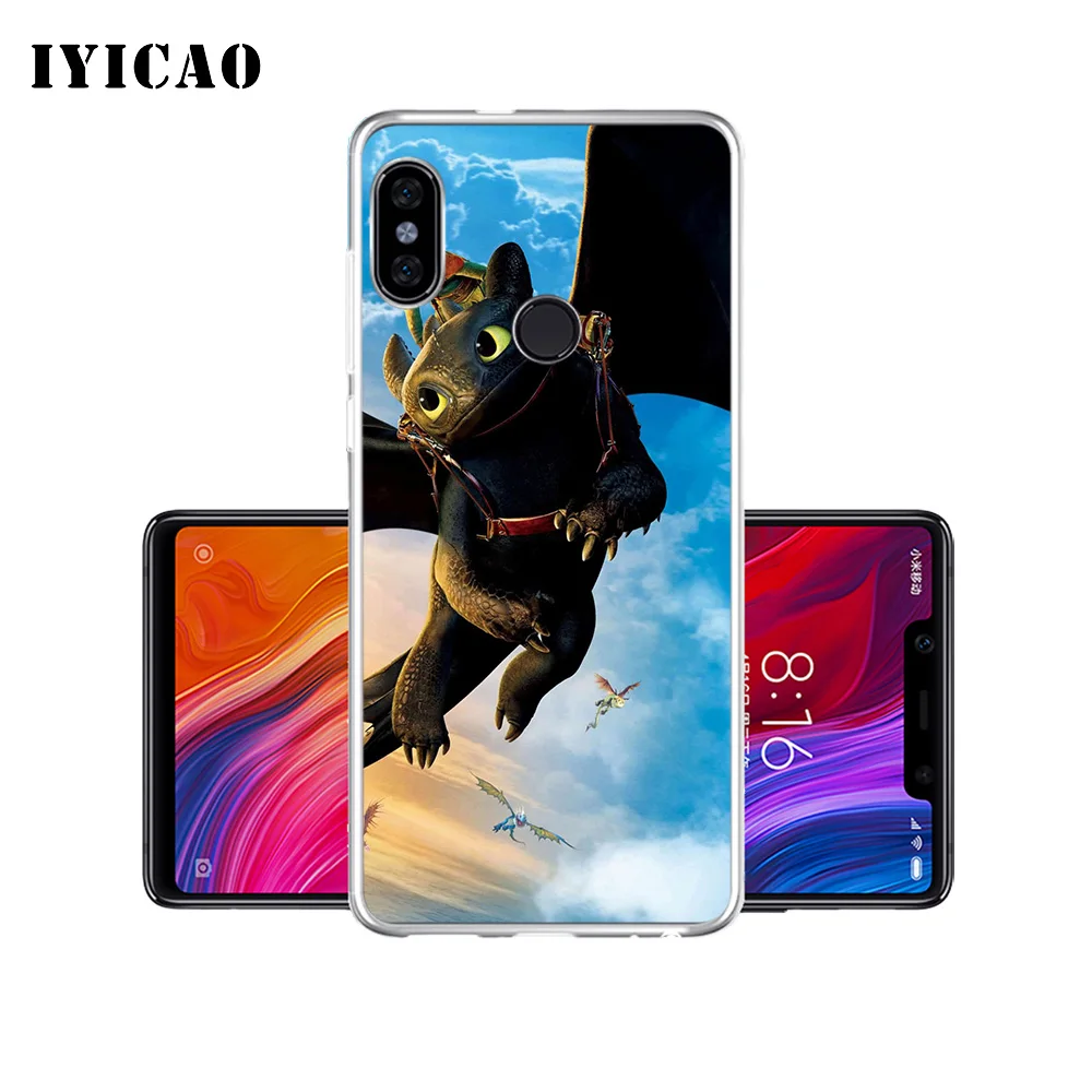 IYICAO Как приручить дракона скрытый мир Мягкий силиконовый чехол для телефона Xiaomi