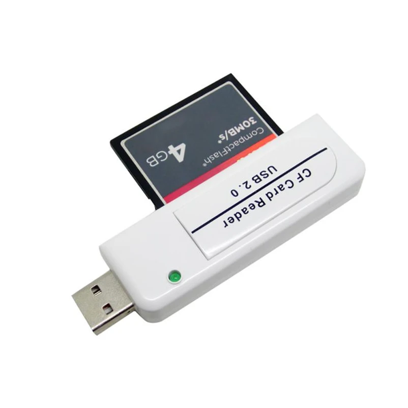 Malloom Новое поступление аксессуары для ПК высокоскоростной USB 2,0 CF кард-ридер компактный флэш USB кард-ридер для ПК компьютера