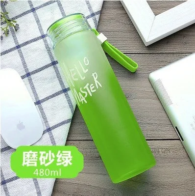 480 мл градиентные цветные стеклянные матовые яркие стаканы для воды питья Лулу