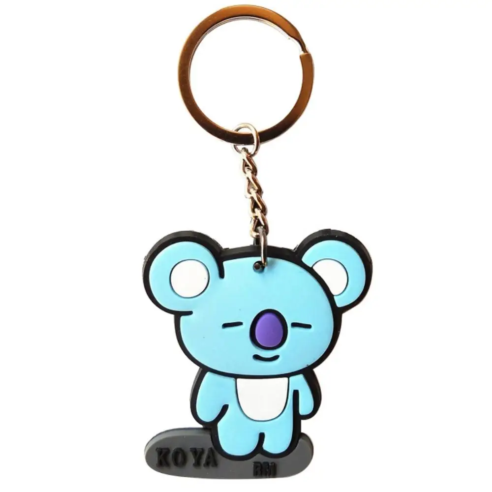 KOYA 8 шт. BT21 Мобильный автомобиль подарок милый мультфильм J hope V Suga для мужчин и женщин подарок подвески с автомобилем автомобильные аксессуары - Название цвета: KOYA
