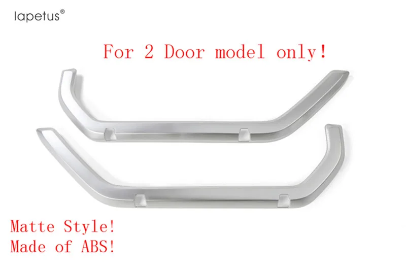 C 2 Door Lapetus аксессуары для Jeep Wrangler JL 2/4 двери внутренняя дверная ручка подлокотники литейный Ящик Контейнер для хранения чистая молдинг крышки - Название цвета: C 2 Door