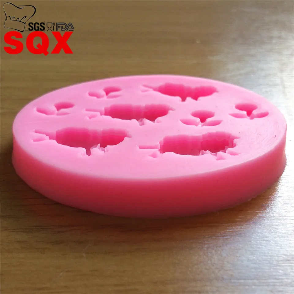 Горячая продажа силиконовые инструменты для выпечки тортов формы 4 маленькие