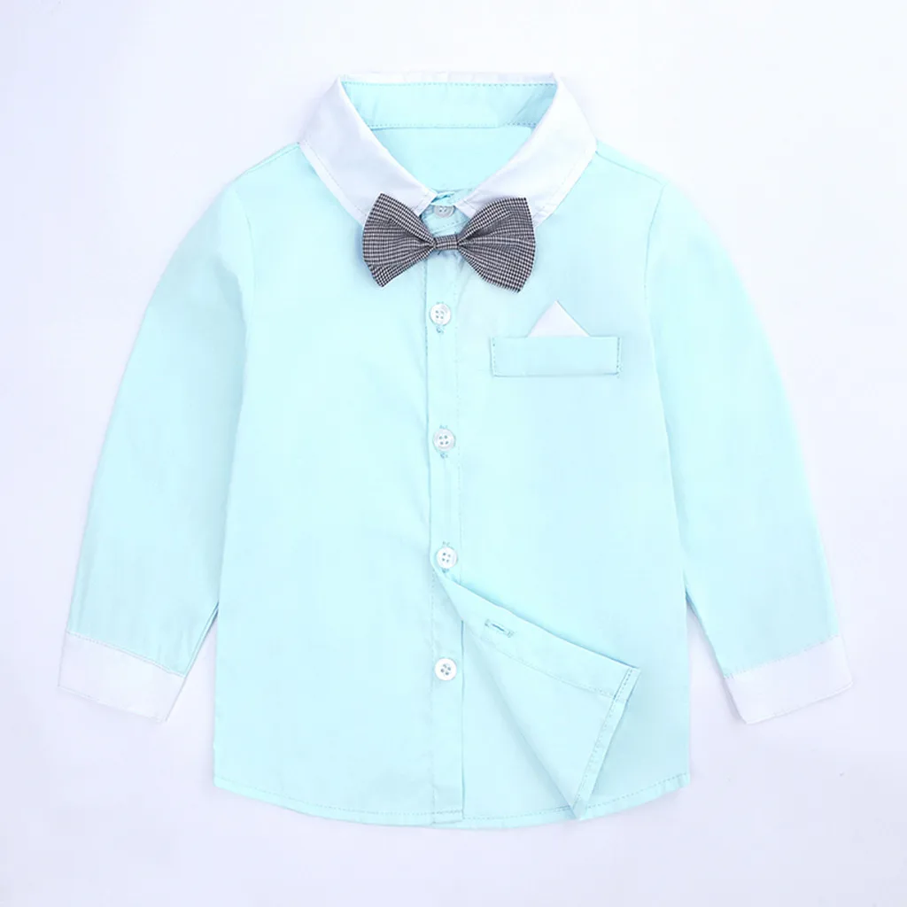 Джентльменский однотонный топ для маленьких мальчиков футболка + клетчатые