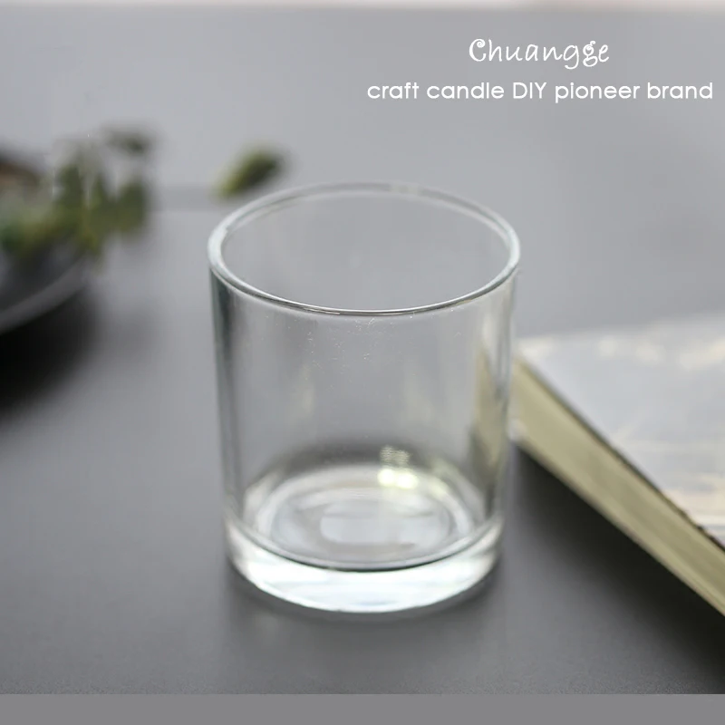CHUANGGE DIY банка для свечей контейнер стакан держатель подсвечник матовое стекло чашка ручной работы ароматические свечи для изготовления принадлежностей