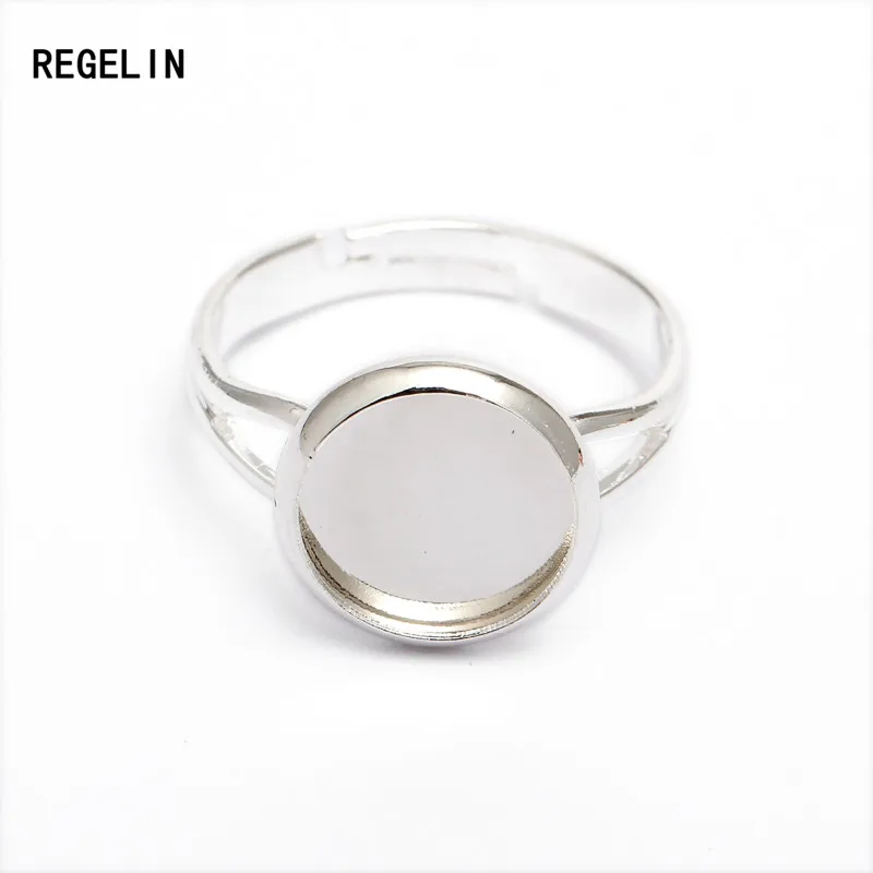 REGELIN 20 шт./лот 10/12/14/16/18/20 мм кольцо Кабошон База Безель лоток пустой для кабошона