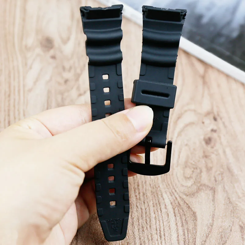 Полимерный ремешок аксессуары для Casio ремешок SGW-100-1V черный резиновый ремешок мужской спорт на открытом воздухе водостойкий ремешок