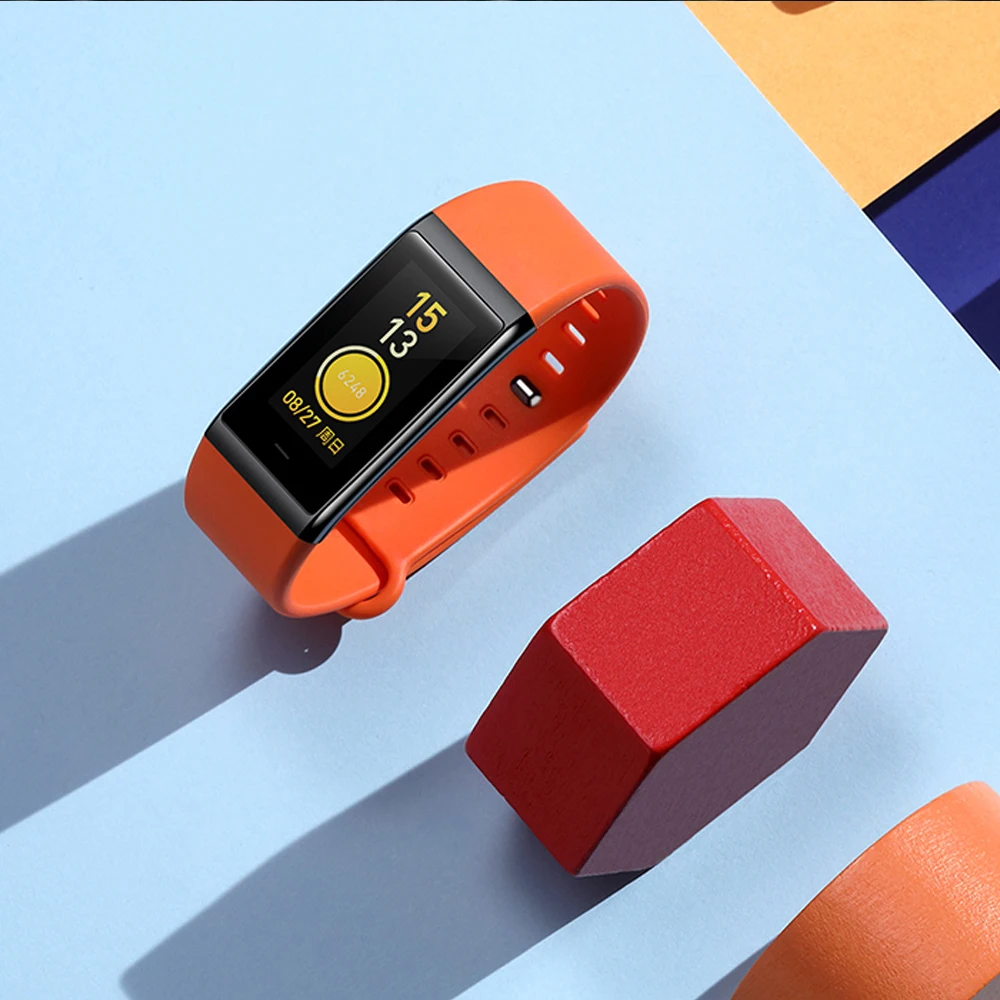 Фитнес-браслет Amazfit Cor, 1,23 дюймов, ips цветной экран, смарт-браслет, 5 АТМ, водонепроницаемый монитор сердечного ритма, английская версия