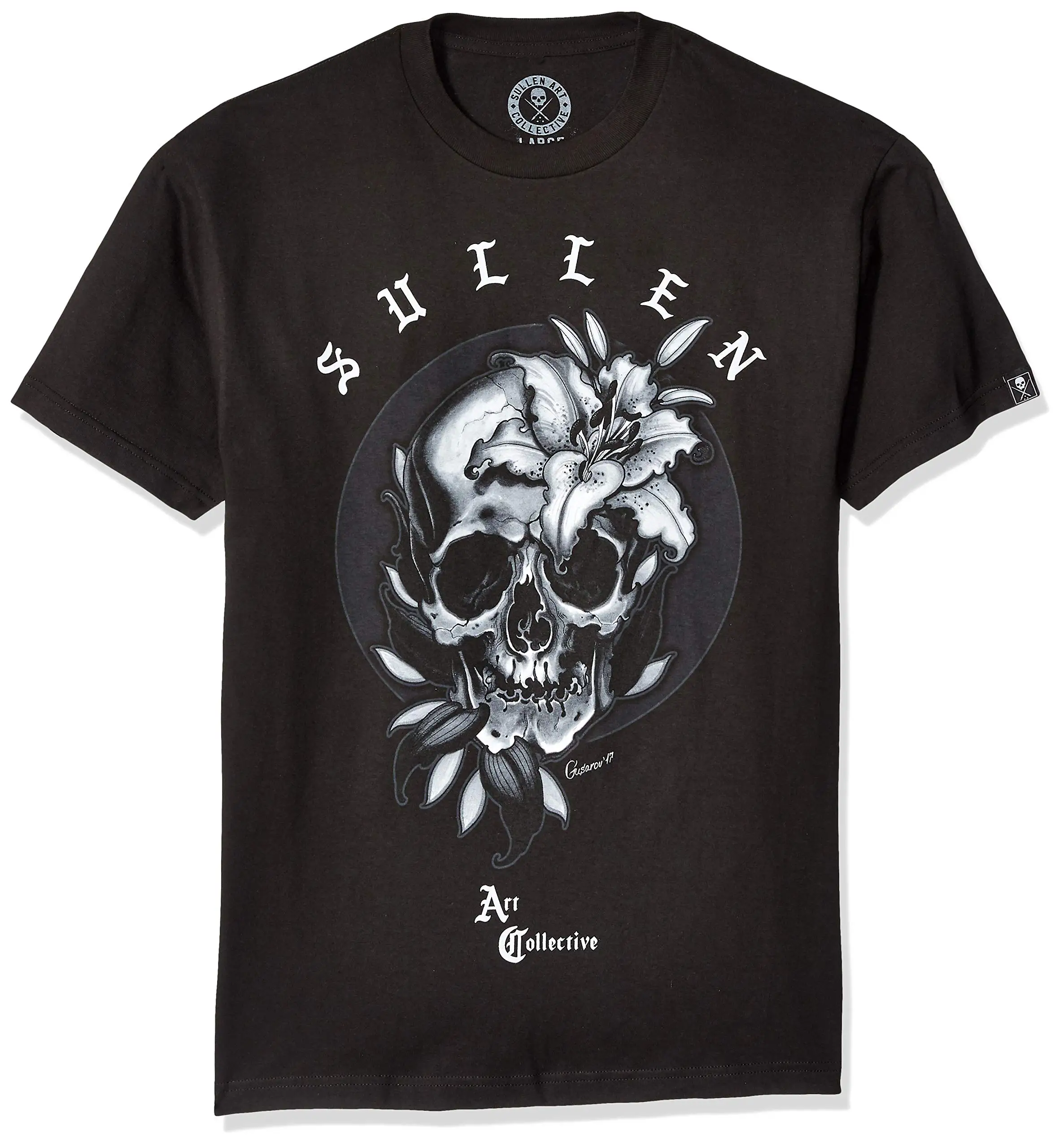 Угрюмый коллективный мужской цветок смерти|Мужские футболки| |