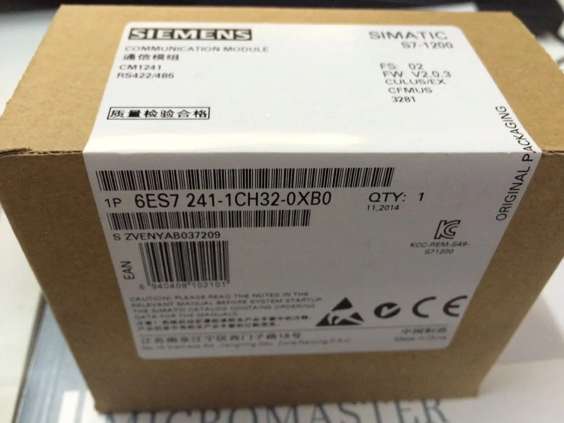 Новый оригинальный модуль связи 6ES7 241 1CH32 0XB0 для S7 1200 CM1241 RS485 /422 6ES7241 0XB0|rs485 converter|rs485