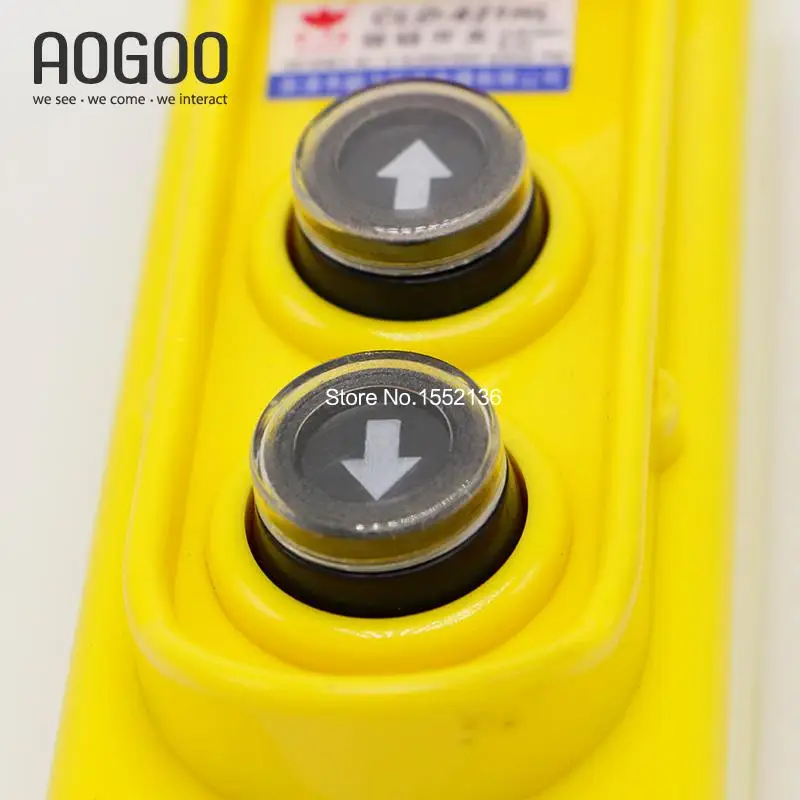 Одна кнопка управления скоростью подъемника крана 2 кнопки подвесная станция с