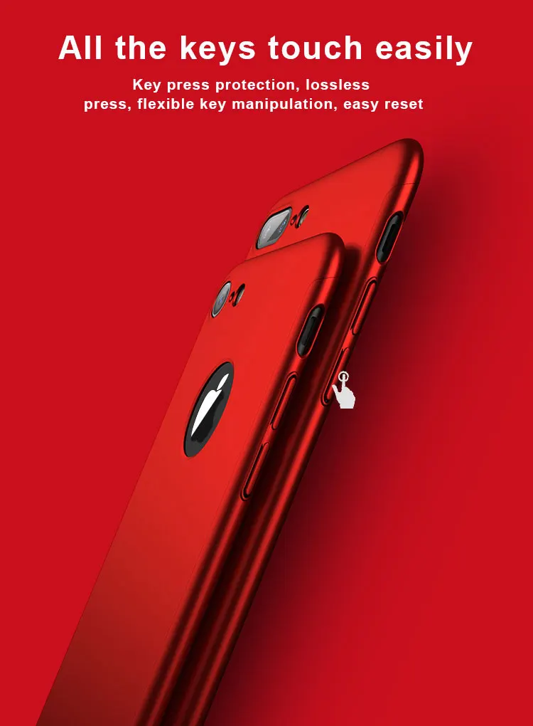 IPaky 360 полная защита чехол для iphone 8 чехол 8 plus для iphone 8 роскошный армированный Тонкий чехол для iphone 8 plus coque 8 plus чехол