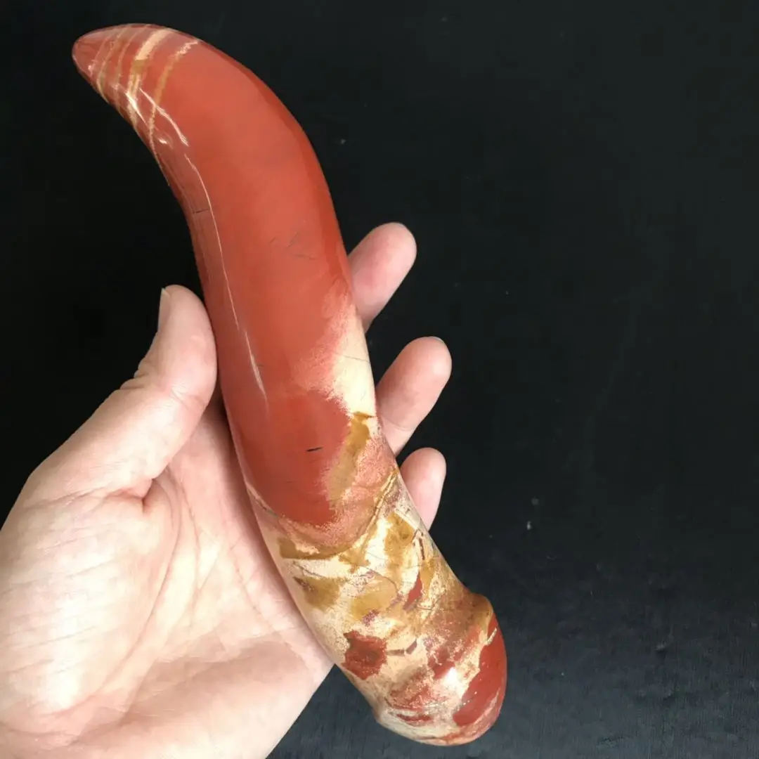 Секс игрушка Красная яшма кварцевый Целительный Кристальный массаж палочка