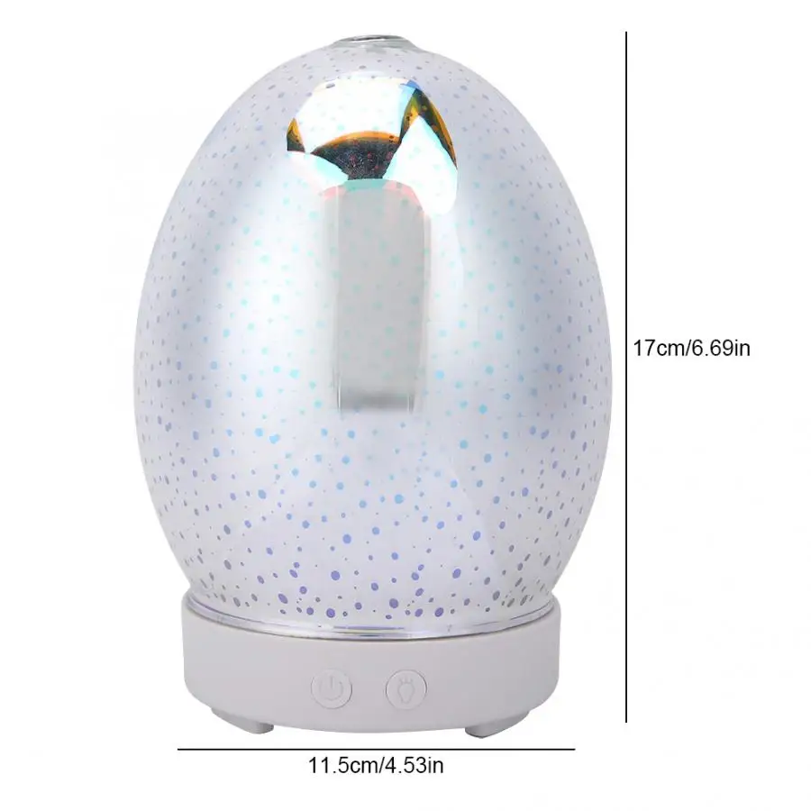 100ml Aroma Ultrasonic Humidifier Essent Oil Diffuse 110-240V LED Light Essential Diffuser Air | Бытовая техника