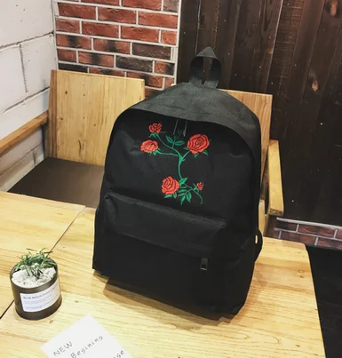 50 шт. женский рюкзак с вышивкой розы | Багаж и сумки