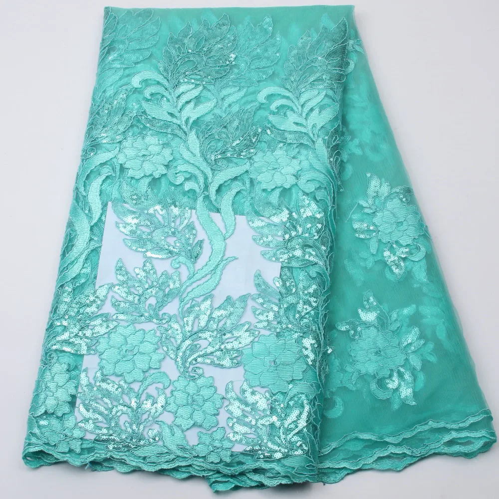 Свадебная кружевная ткань высокого качества нигерийская сетчатая с камнями