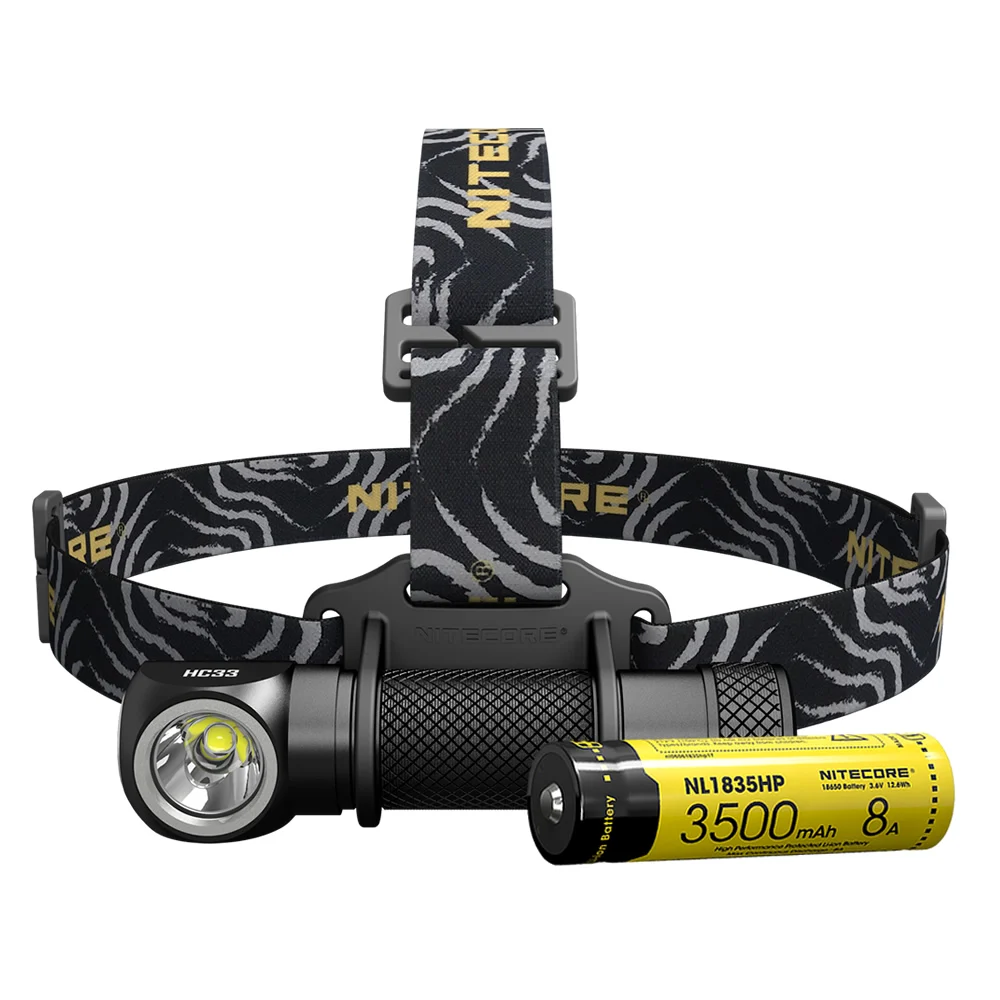 3500mAh NL1835HP Распродажа NITECORE HC33 1800 LMs налобный фонарь 18650 перезаряжаемые батарея водостойкий фонарик Открытый Отдых Охота Поиск путешествия - Испускаемый цвет: 3500mAh NL1835HP