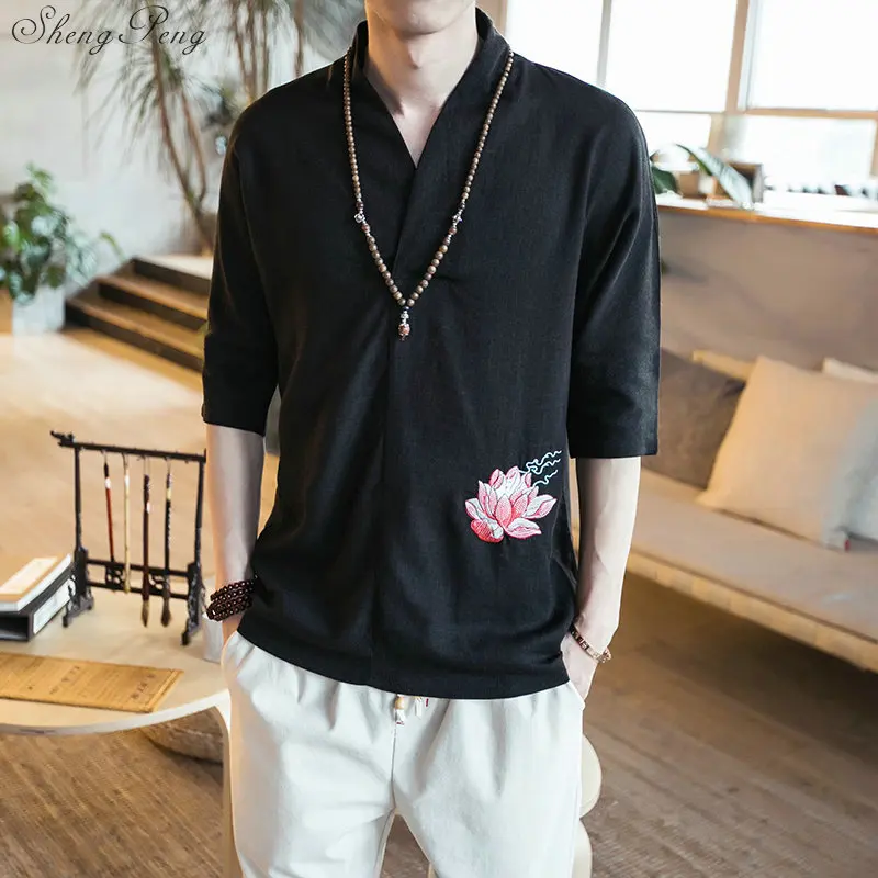 Традиционные китайские рубашки для мужчин традиционная китайская одежда