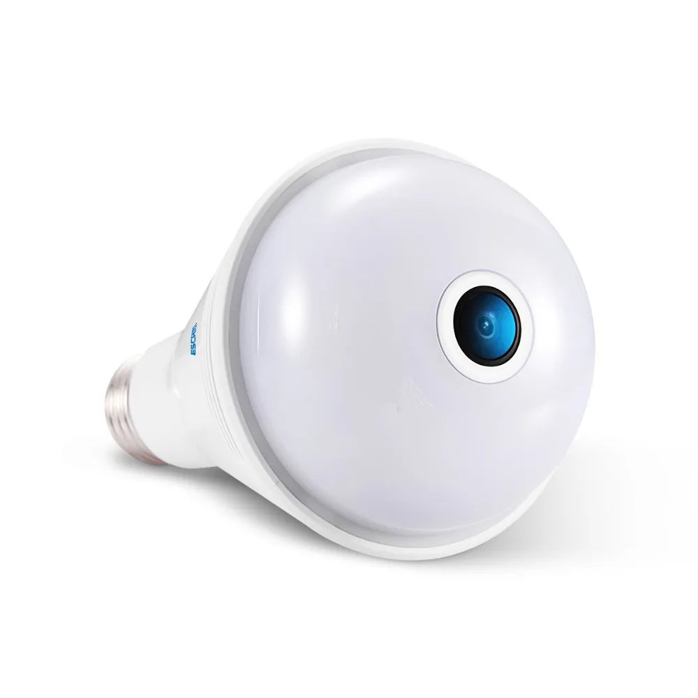 ESCAM QP137 лампочка 2MP HD 1080 P 360 градусов панорамный Bluetooth динамик ip-камера