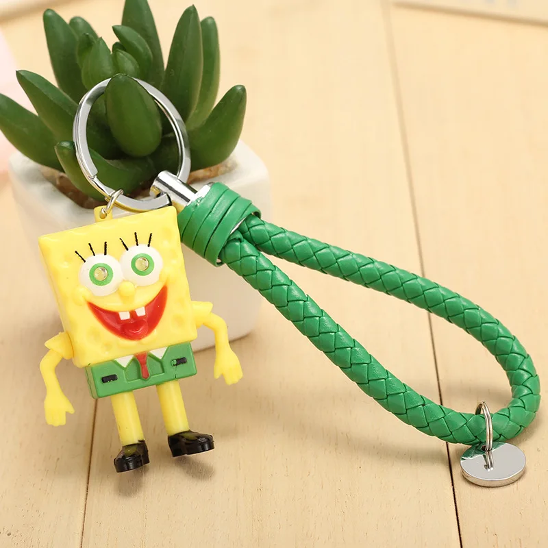 1 ШТ Губка Боб Подвеска Брелок Сеть Подарок Для Детей Сумки Кошелек Подвески