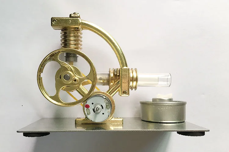 Мини модель двигателя Стирлинга паровой двигатель генератор детей diy science игрушки для экспериментов образовательное оборудование