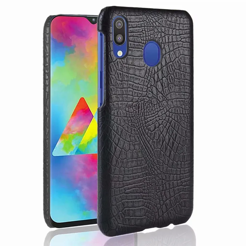 Чехол для Samsung Galaxy A20 6 4 дюйма Жесткий из искусственной кожи телефона A205F A205