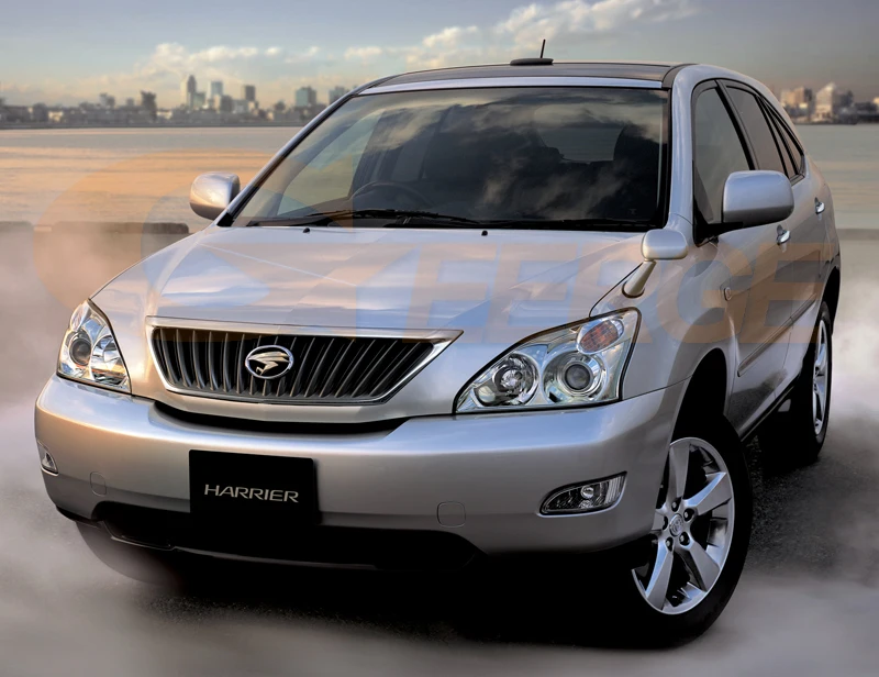 Для Toyota Harrier 2003-2012 HID фары отличные ангельские глазки Ультра яркое освещение CCFL ангельские глазки комплект Halo Кольцо