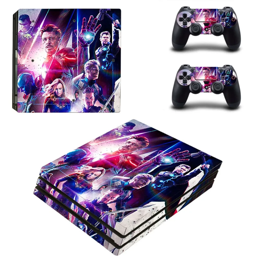 Мстители Капитан Америка Халк PS4 Pro наклейка на кожу Виниловая для консоли Playstation 4