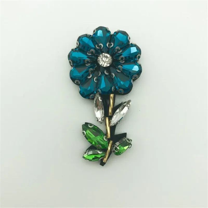 1 шт. стразы аппликация бусины цветочные нашивки для одежды шитья бисером детские