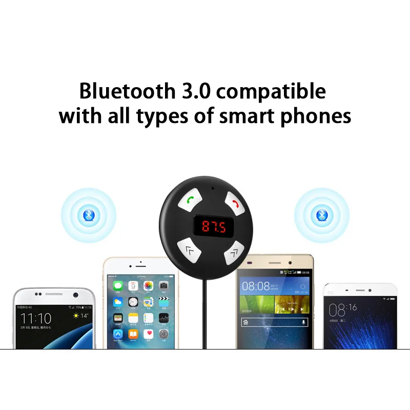 Bluetooth FM/радио передатчик автомобильный аудио музыкальный приемник комплект с