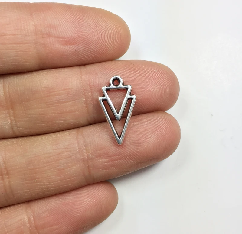 Eruifa 20 штук 14*8 мм Мини в виде геометрических фигур подвески ожерелья из сплава