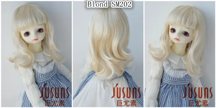 JD045 SD 1/3 BJD кукольные парики модные длинные кудрявые синтетические мохеровые кукольные волосы 8-9 дюймов 9-10 дюймов виниловые и фарфоровые кукольные аксессуары