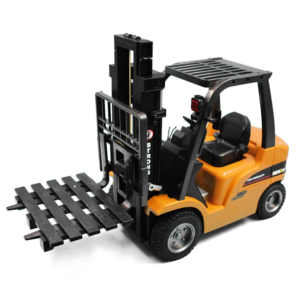 HUINA 1577 2 в 1 RC Вилочного погрузчика кран 1:10 RTR 4 ГГц 8CH 360 градусов вращение