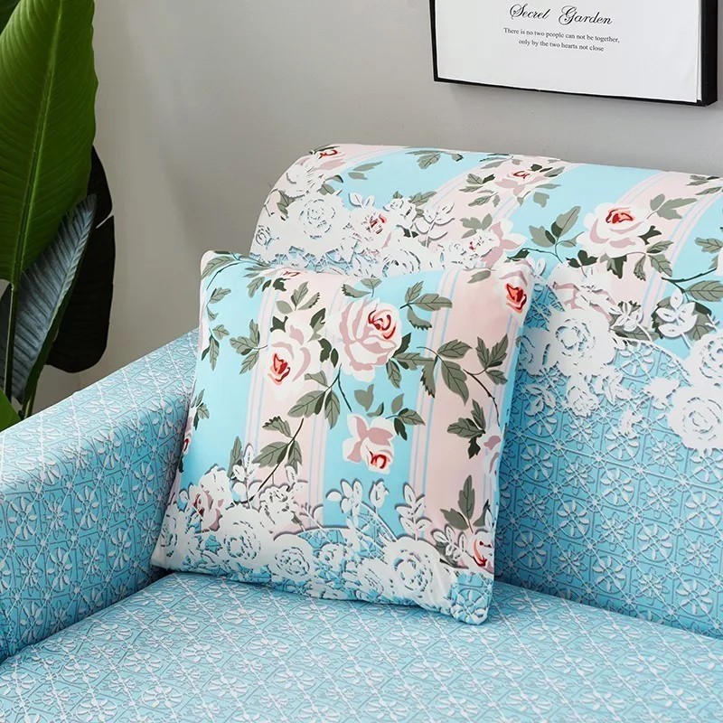 Cushion Cover 17 1 шт. печатных высокие эластичные Мягкий Чехол на подушку Полиэстер размером 45*45 см диван-кровать подушка домашний декор сидение для офиса, машины Подушка Чехол - Цвет: Cushion Cover 17