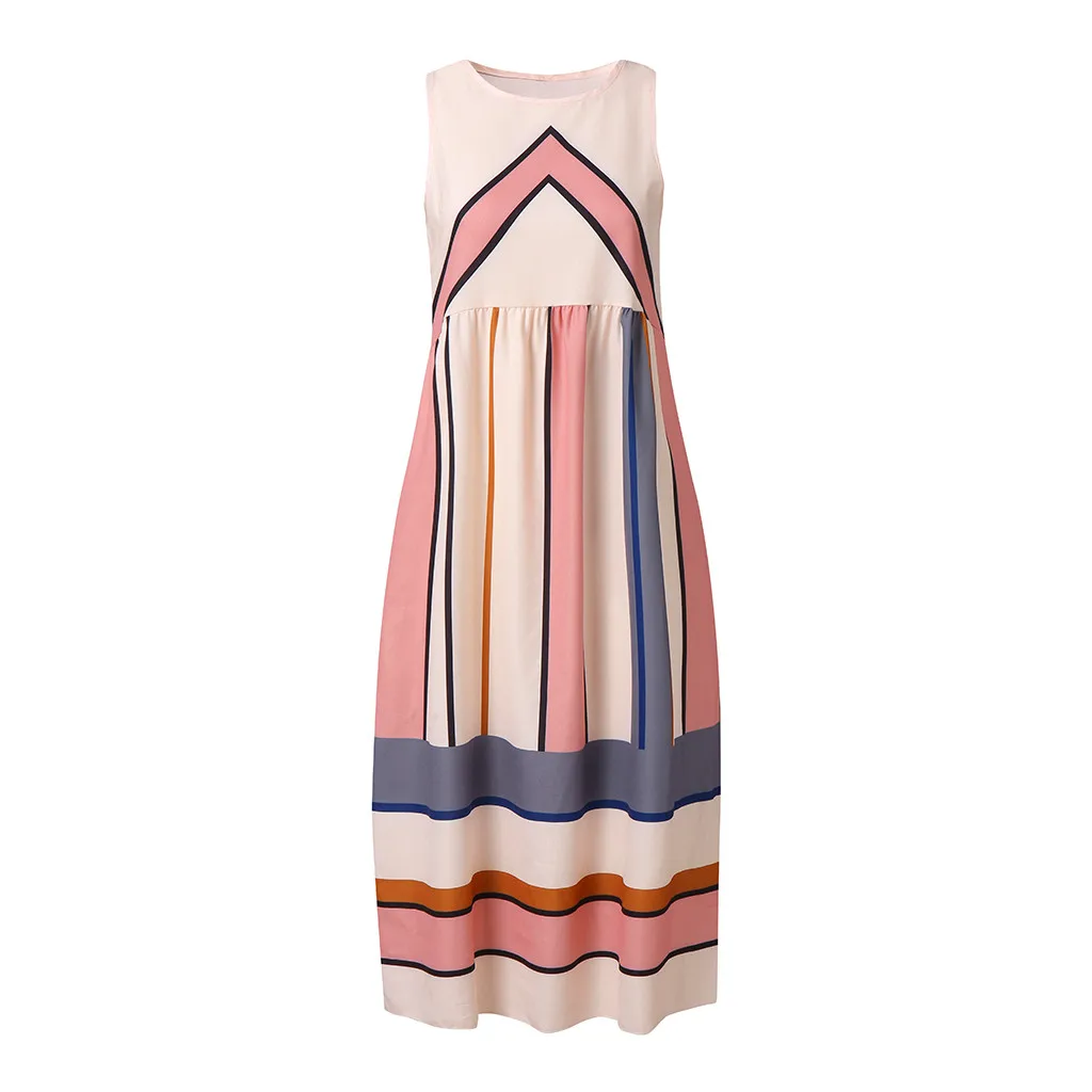 Свободное женское платье весна лето 2019 длинное летнее для пляжа сексуальная