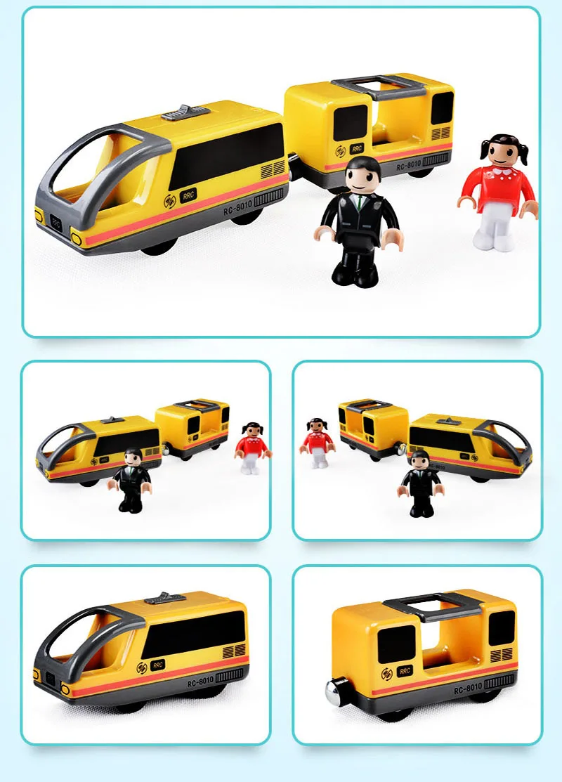 Детский Электрический игрушечный поезд Магнитная игрушечная железная дорога