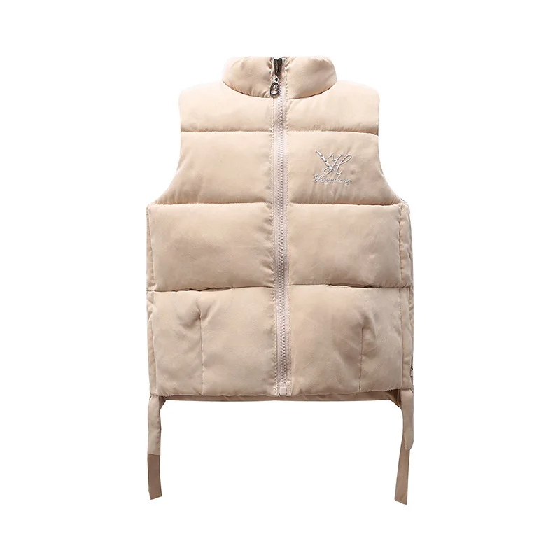 Детский зимний жилет для маленьких мальчиков пальто девочек без рукавов малышей