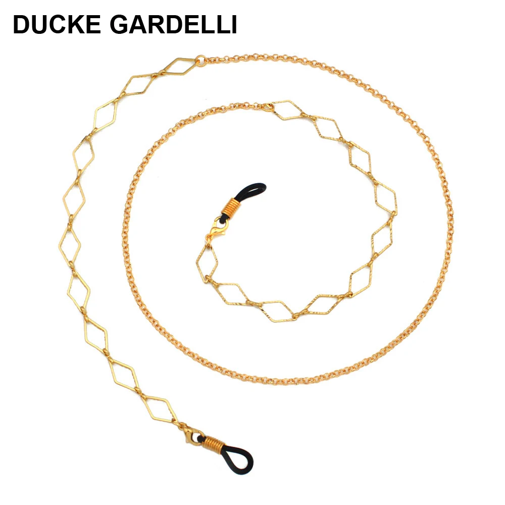 DUCKE GARDELLI Золотой Алмазный шнур на шею ремень веревка модные очки ремешок для