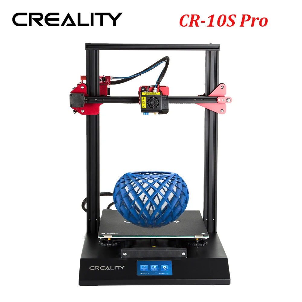 CREALITY 3D CR-10S Pro автоматический нивелир 3d принтер DIY комплект для самостоятельной сборки 300*300*400 мм большой размер печати полный сенсорный ЖК-экран
