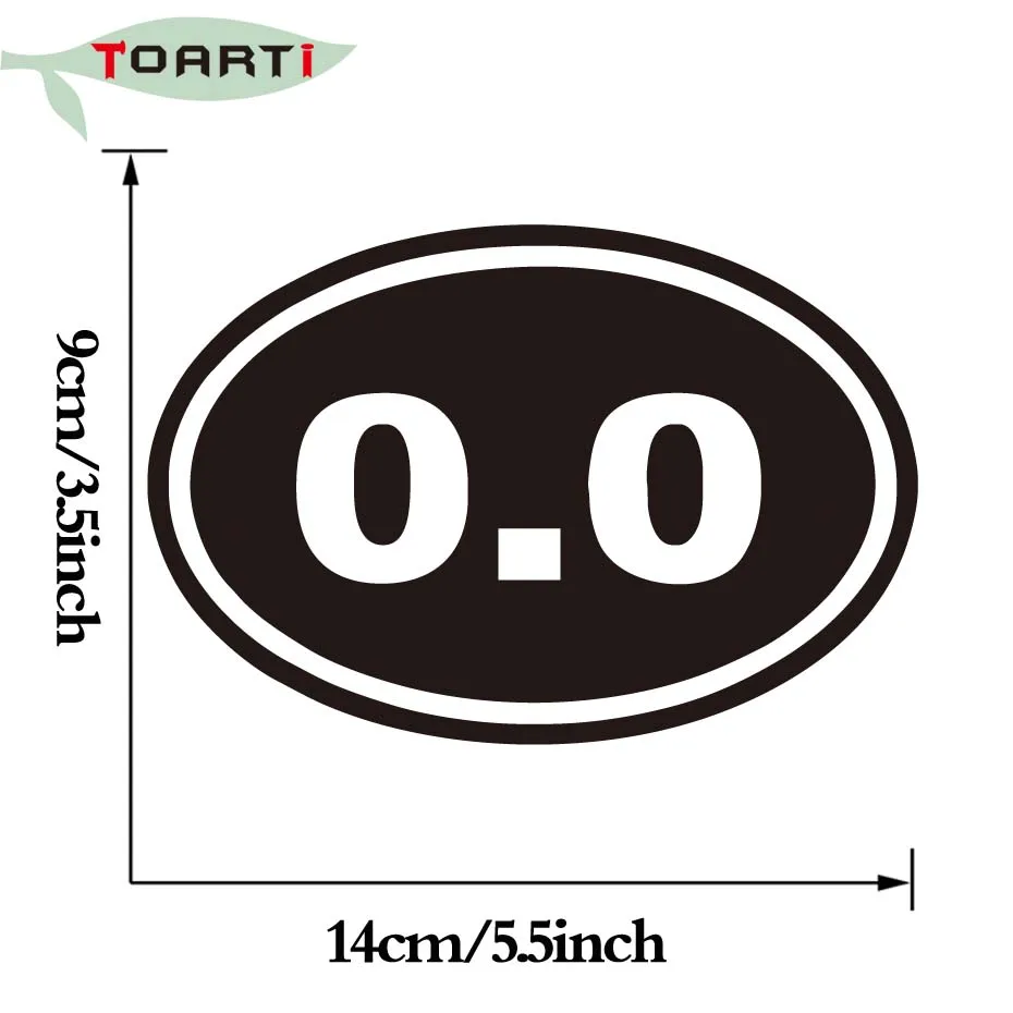 14*9 см 0 Овальный лицевой марафон I DONT RUN виниловые наклейки на машину съемные