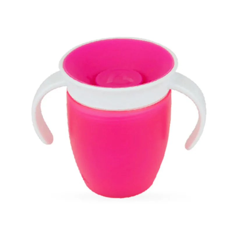 1Pcs 240ml Babies Training Miracle Cups With Handles 360 Degree Drink Prevent Leaking Spilling Cup Factory Cheap Price Dropship | Мать и