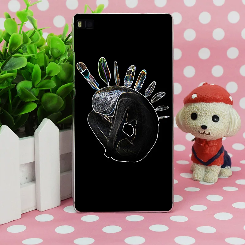 B0705 Холодное сердце Neon Glow Прозрачный Жесткий Тонкий чехол кожного покрова для Huawei
