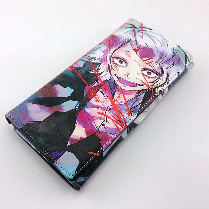 

Длинный мужской кошелек из искусственной кожи с аниме Токийский Гуль