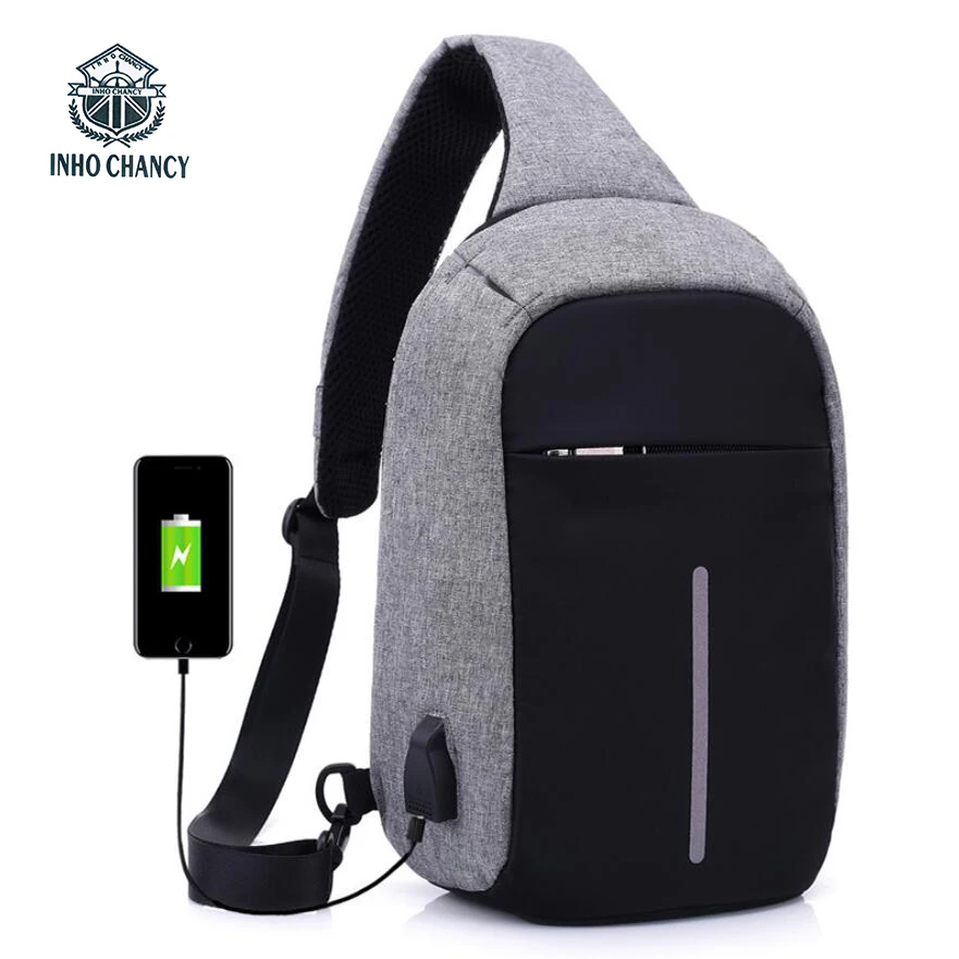 INHO CHANCY Рюкзак Школьная Сумка для подростков дизайнерская рамка USB зарядка