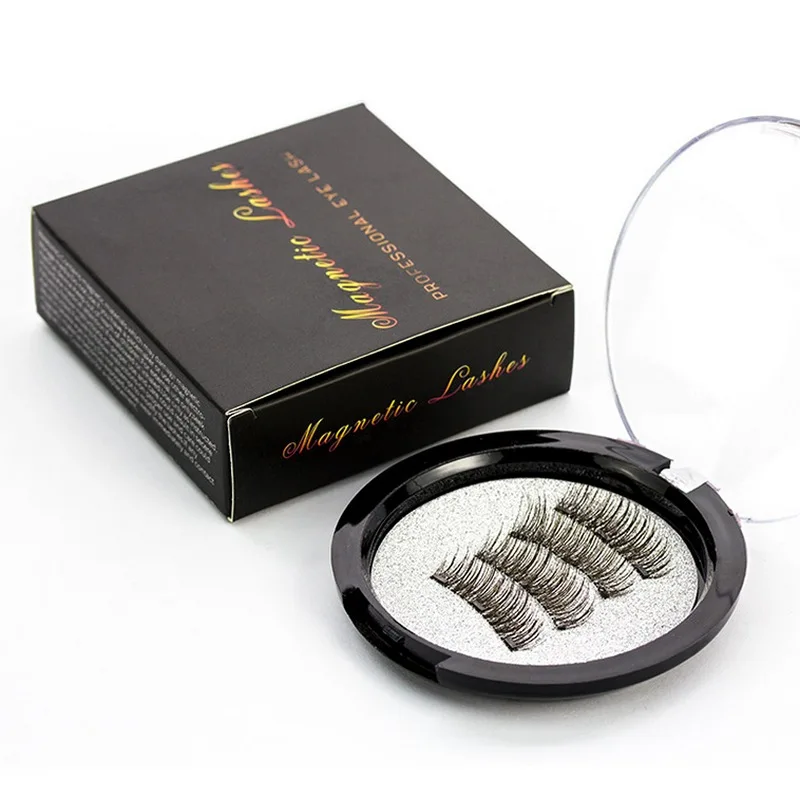 Ресницы для наращивания 0 2 мм 6D магнитные накладные ресницы 4 шт./1 пара Magnet-KS02-S |