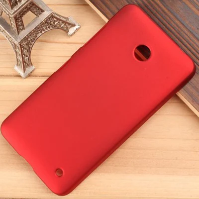 Red Матовый защитный чехол для мобильного телефона Nokia Lumia 630 635, чехол для Lumia 630, цветная резиновая Матовая жесткая задняя крышка, Fundas - Цвет: Red