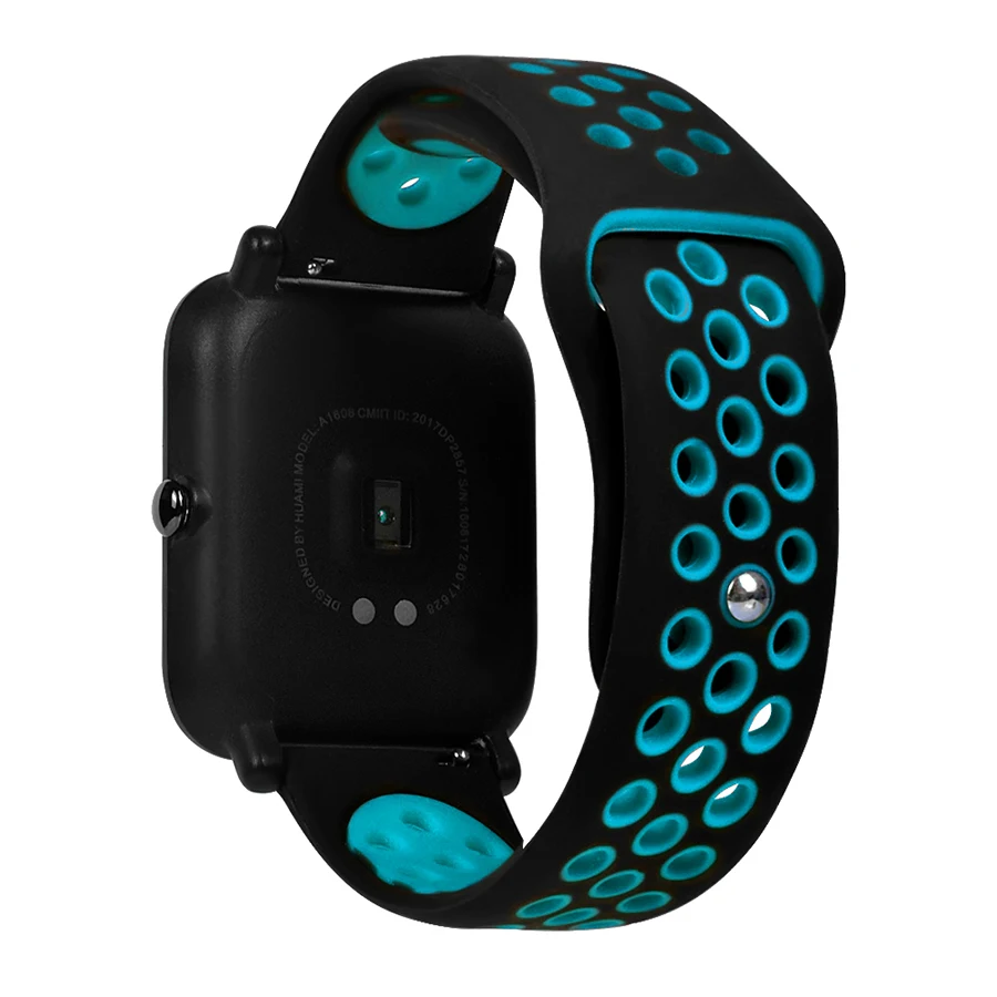 20 мм силиконовый ремешок для часов Ремешок для Amazfit Bip сменный Браслет Для Xiaomi Huami Amazfit Bip Молодежные часы аксессуары
