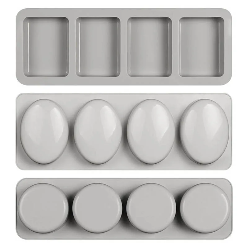 DIY силиконовая форма для мыла ручной работы 3D формы забавные подарки Овальный