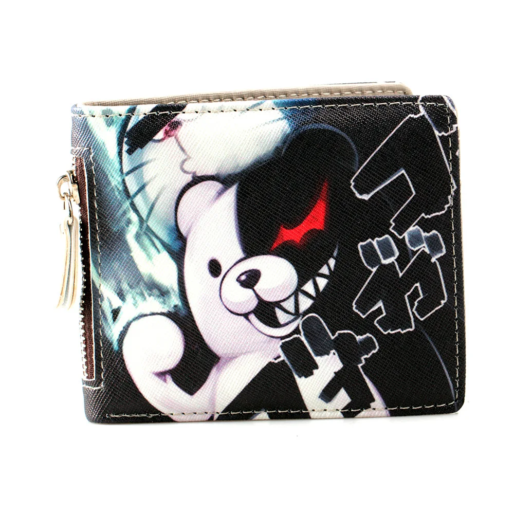 Danganronpa: Trigger Happy кошелек Havoc для карт джинсовый мешок из парусины Notecase Oxford
